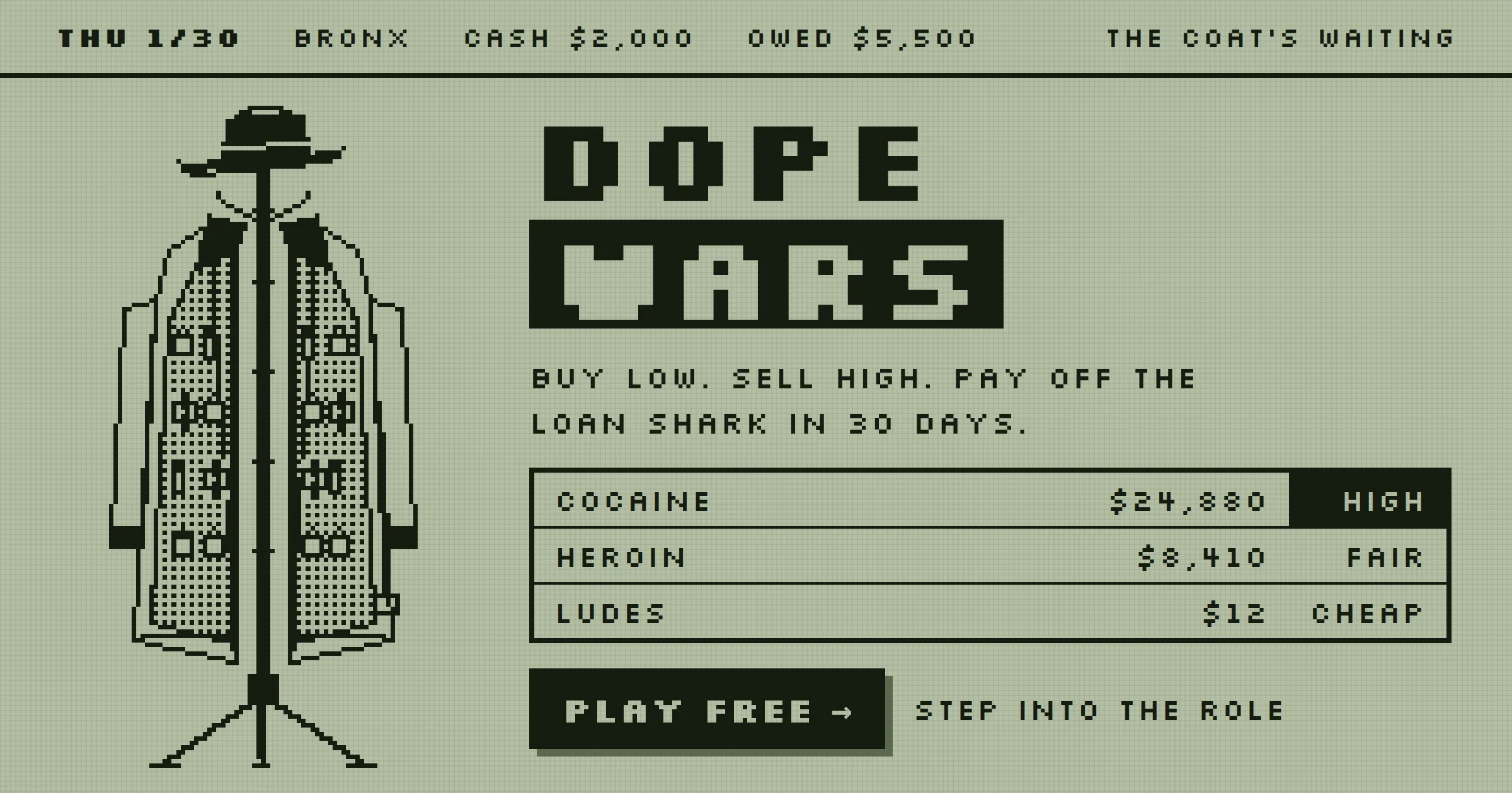 DopeWars media card